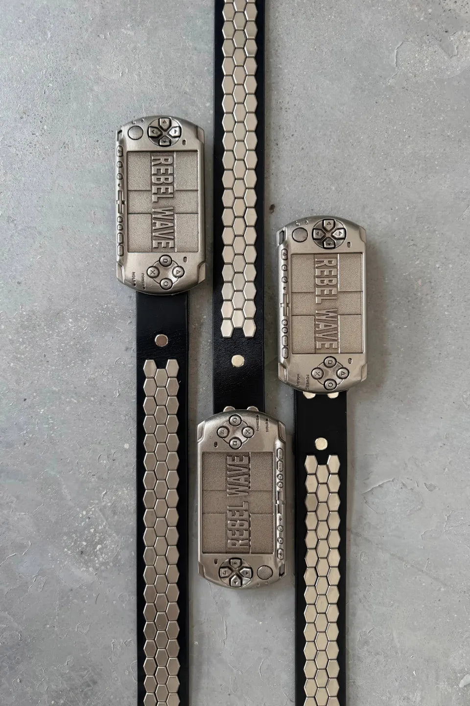 PSP Inspired Studded Leather Belt