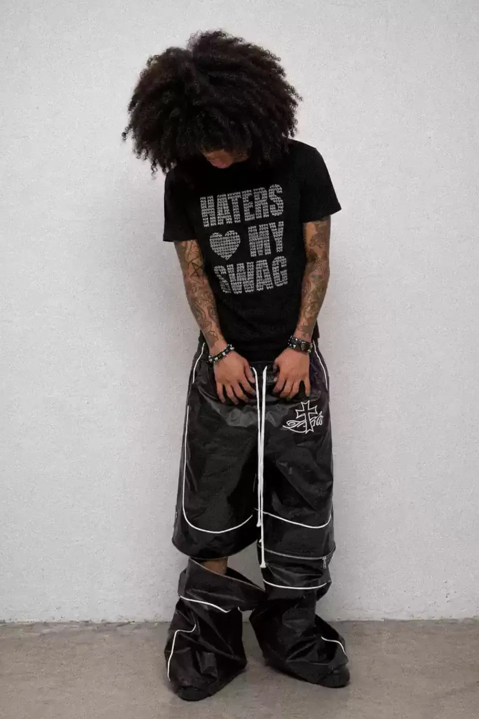 PU Coated 2Way Convertible Cargo Pants