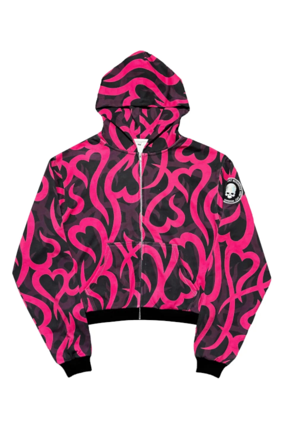 Pink Thorn Camo Bootleg Hoodie