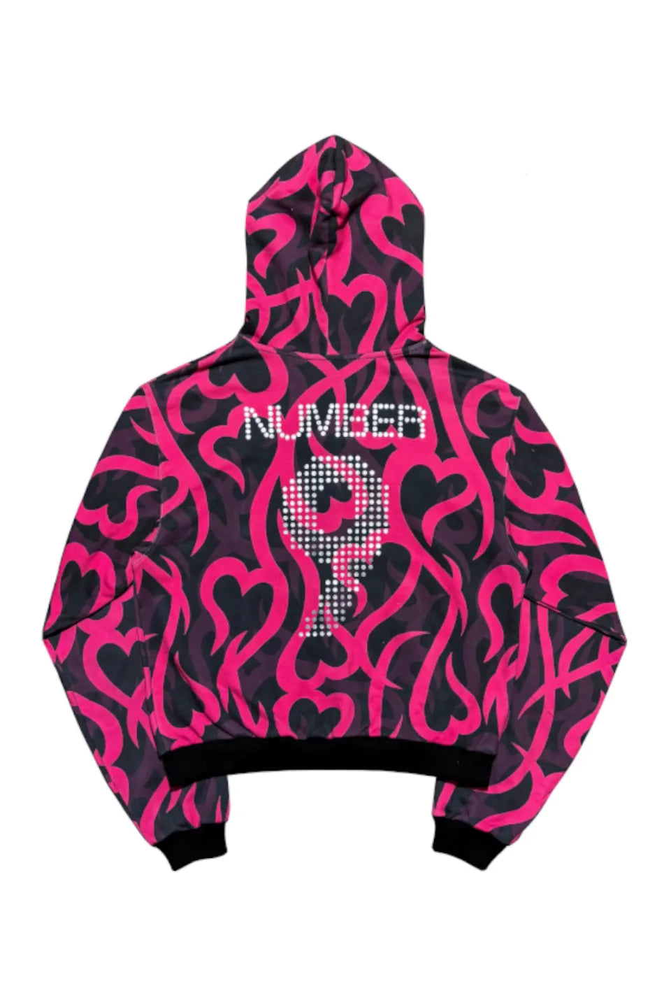 Pink Thorn Camo Bootleg Hoodie