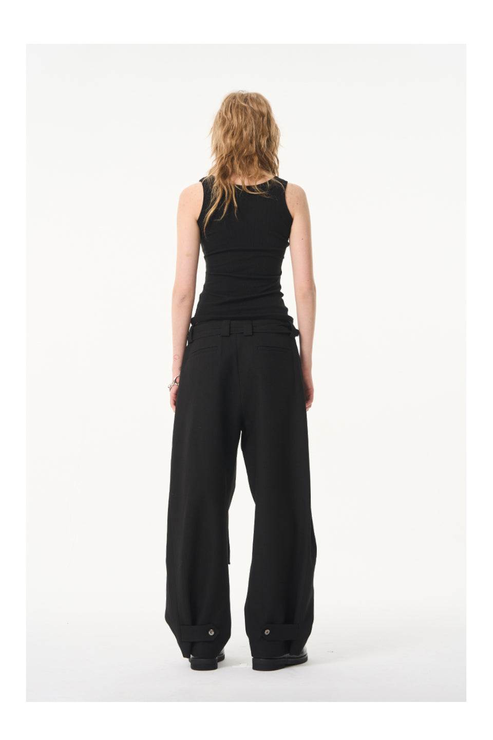 Pleated Draped Trouser