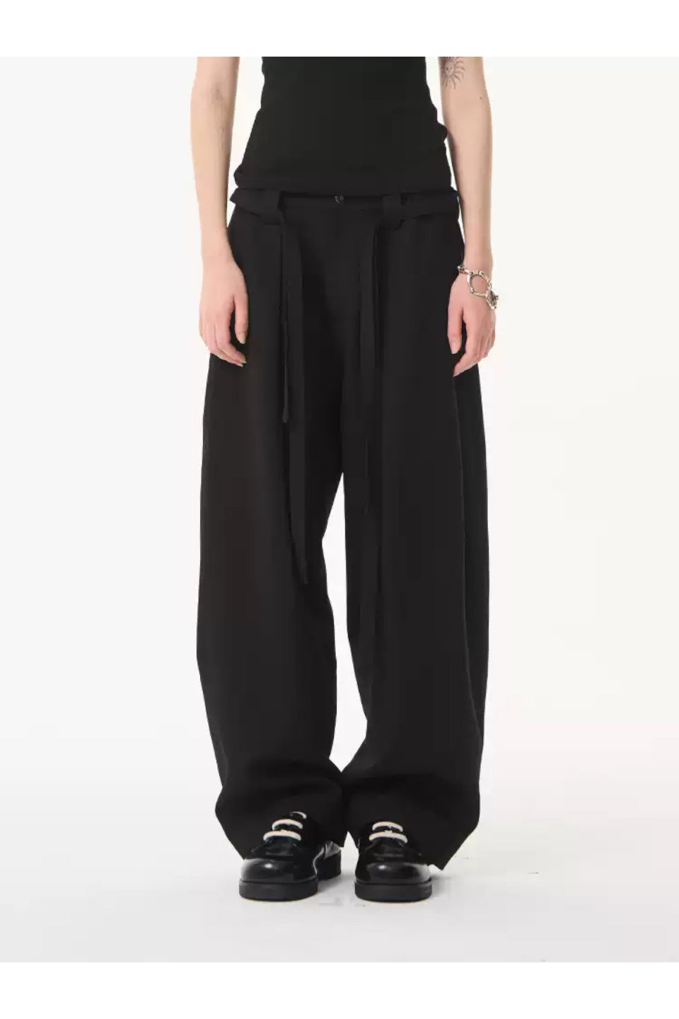 Pleated Draped Trouser