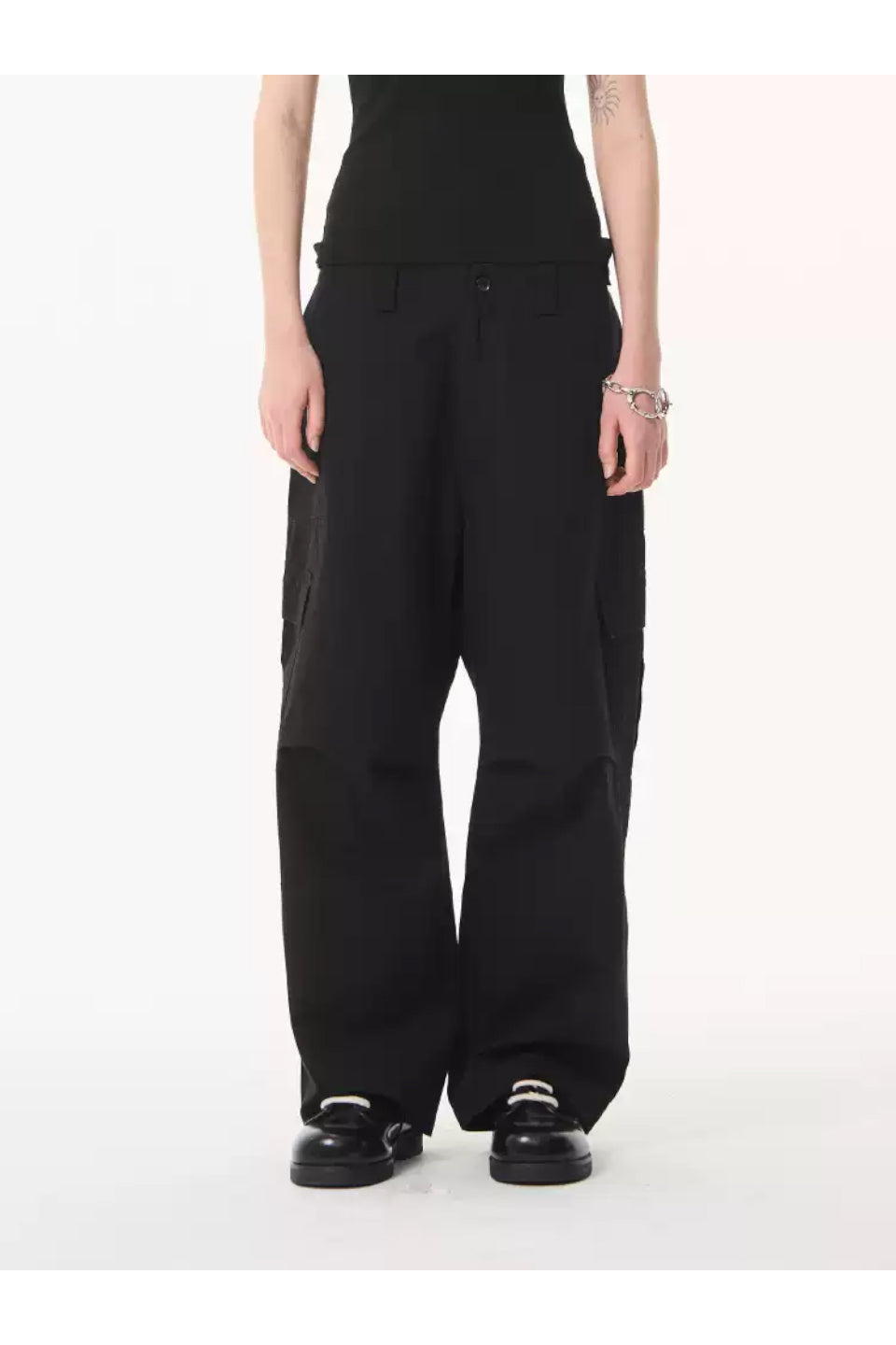 Pleated Paratrooper Pants