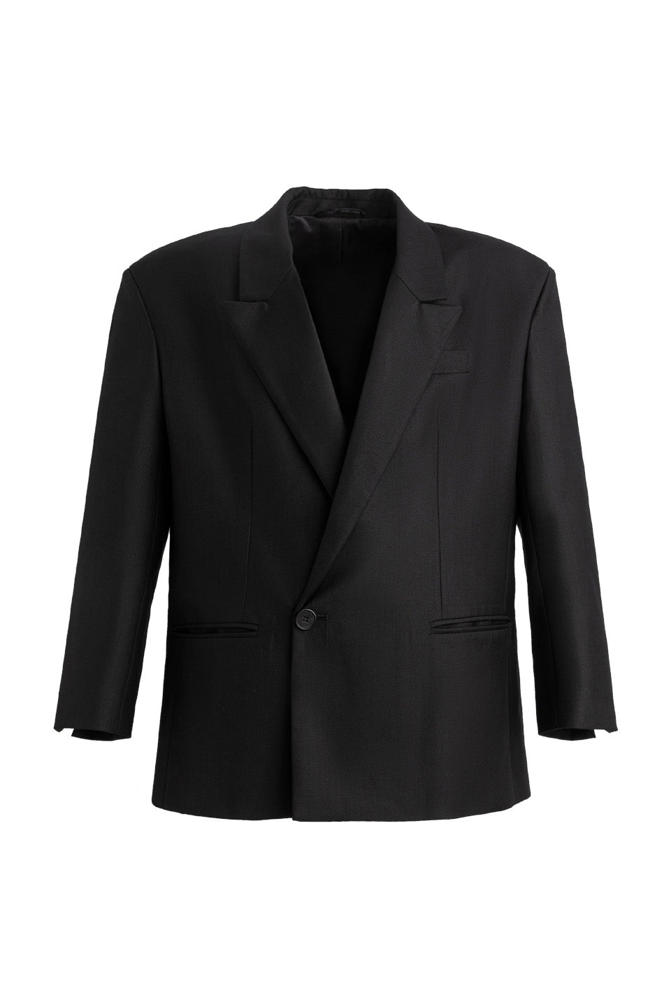 Profile Drape Suit Jacket - black / M