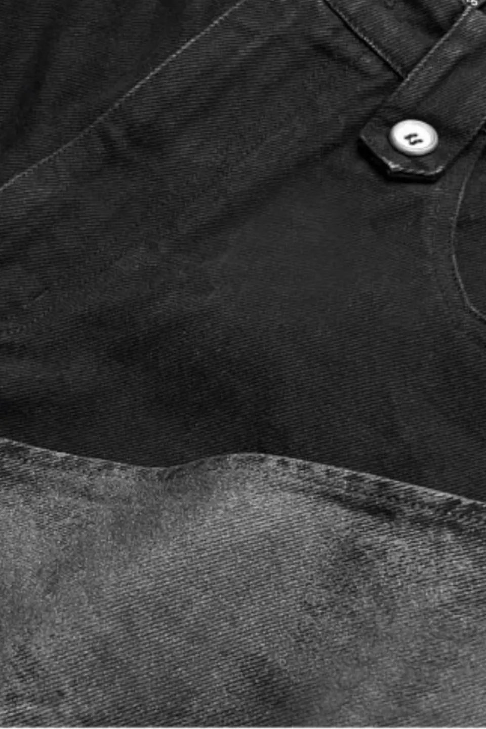 Punk Paint Splatter Flare Jeans