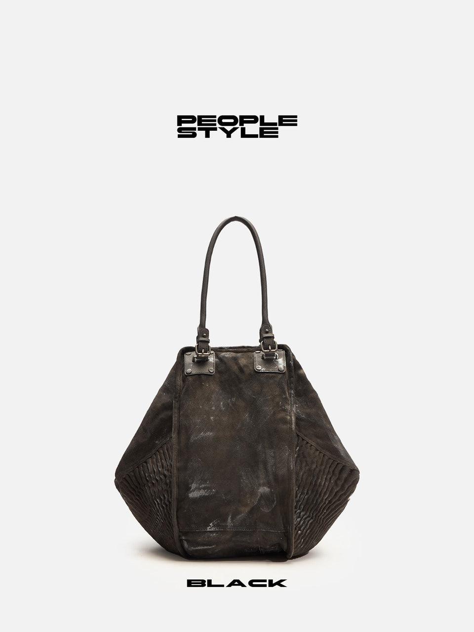 Punk Vintage Dirty Dyed Tote Bag