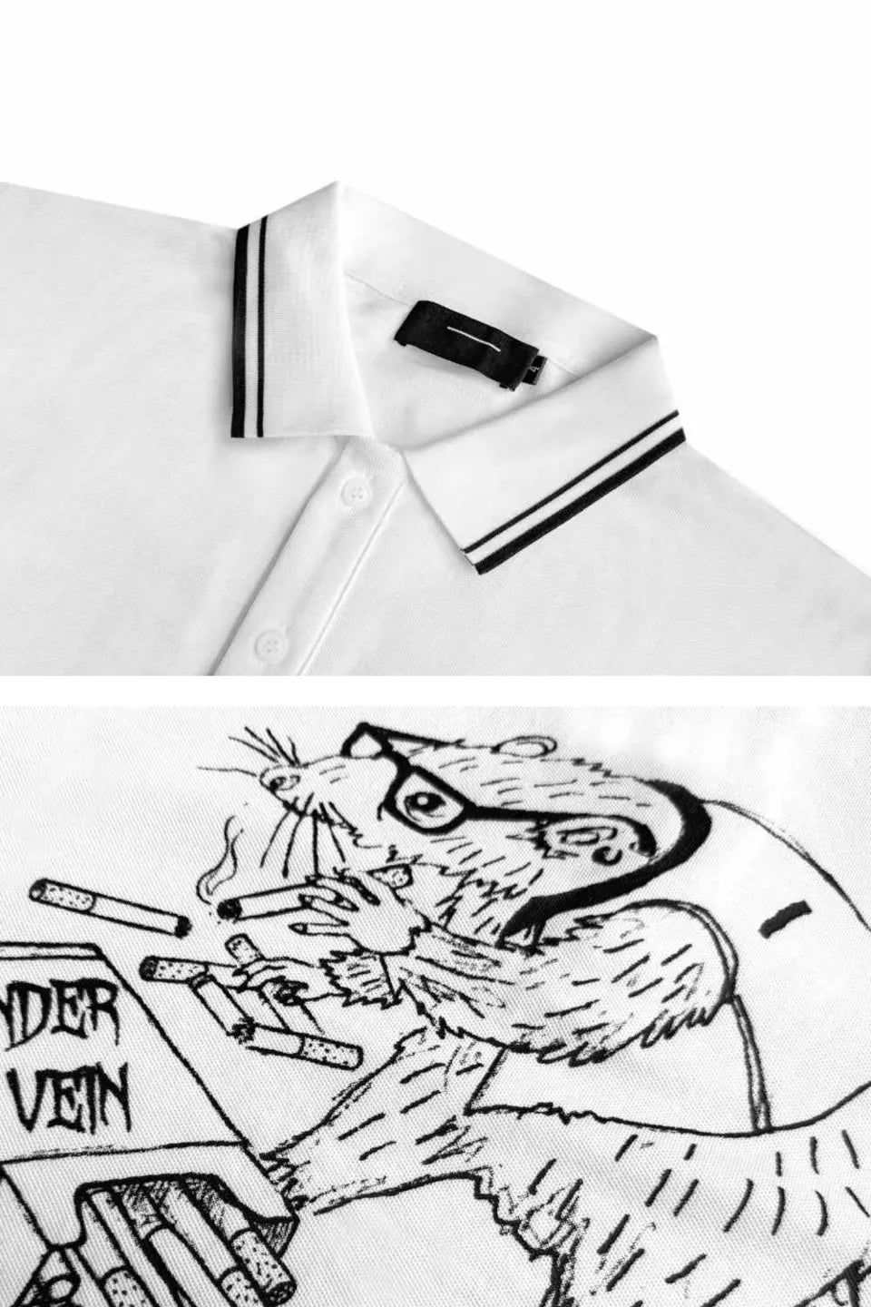 Punk Rat Polo Shirts