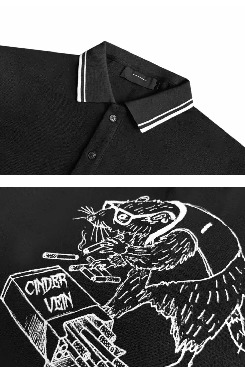 Punk Rat Polo Shirts