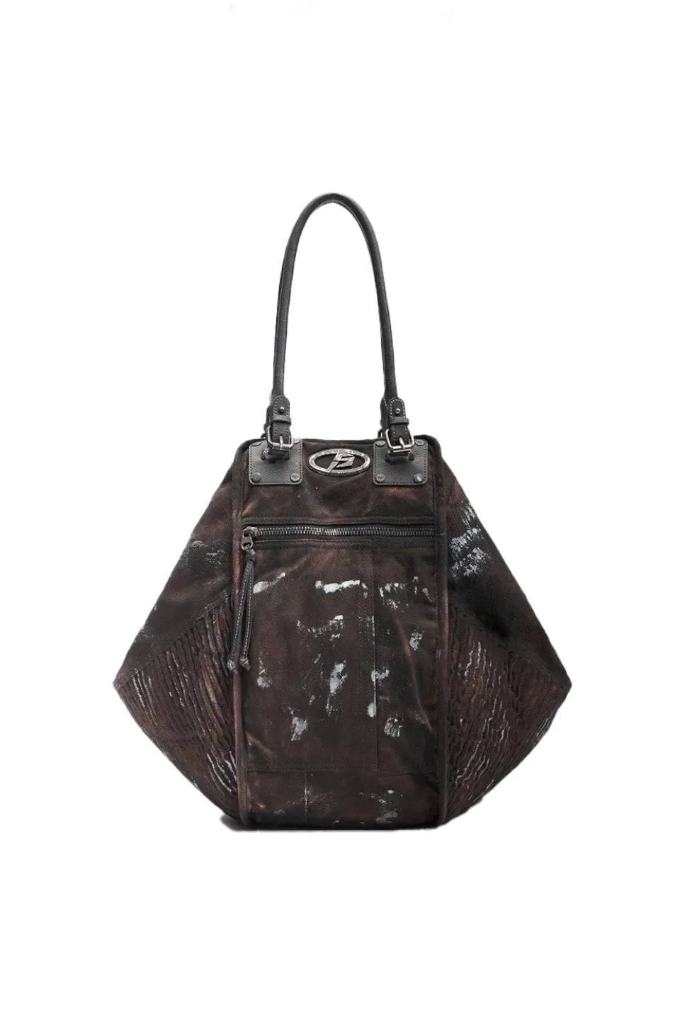 Punk Vintage Dirty Dyed Tote Bag