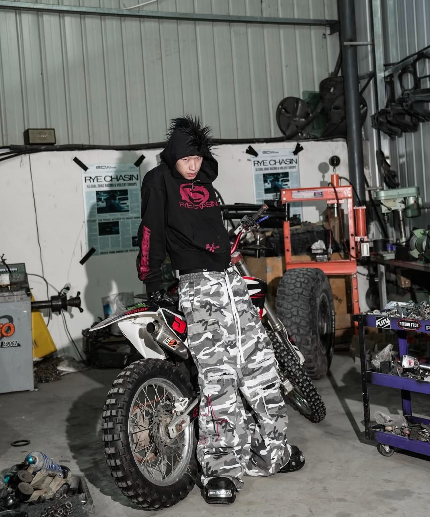 正規店購入 RYE CHASIN 迷彩ジャケット y2k RYE CHASIN(ライチェイシン)公式通販