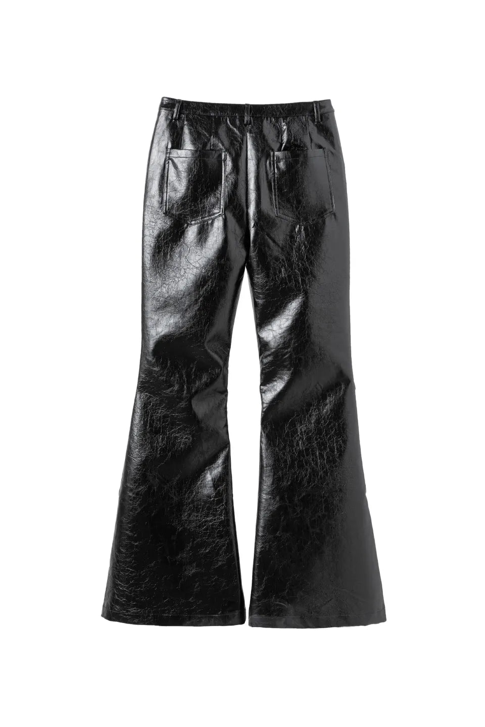 Radiant Pleat Leather Pants