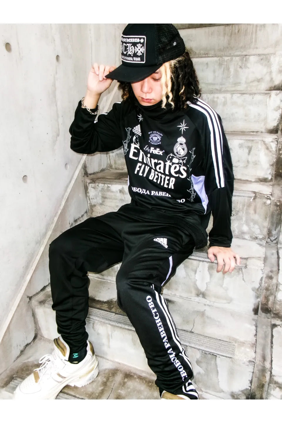 Refeex Russian Criminal Tattoos Long Sleeve Dark Jersey Pants