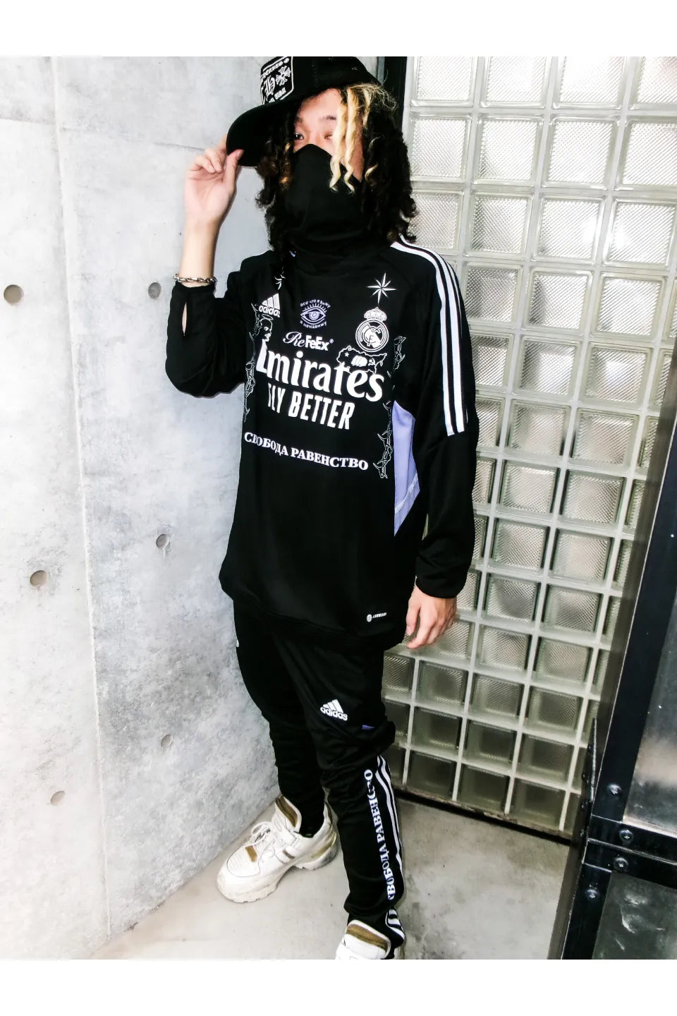 Refeex Russian Criminal Tattoos Long Sleeve Dark Jersey Pants
