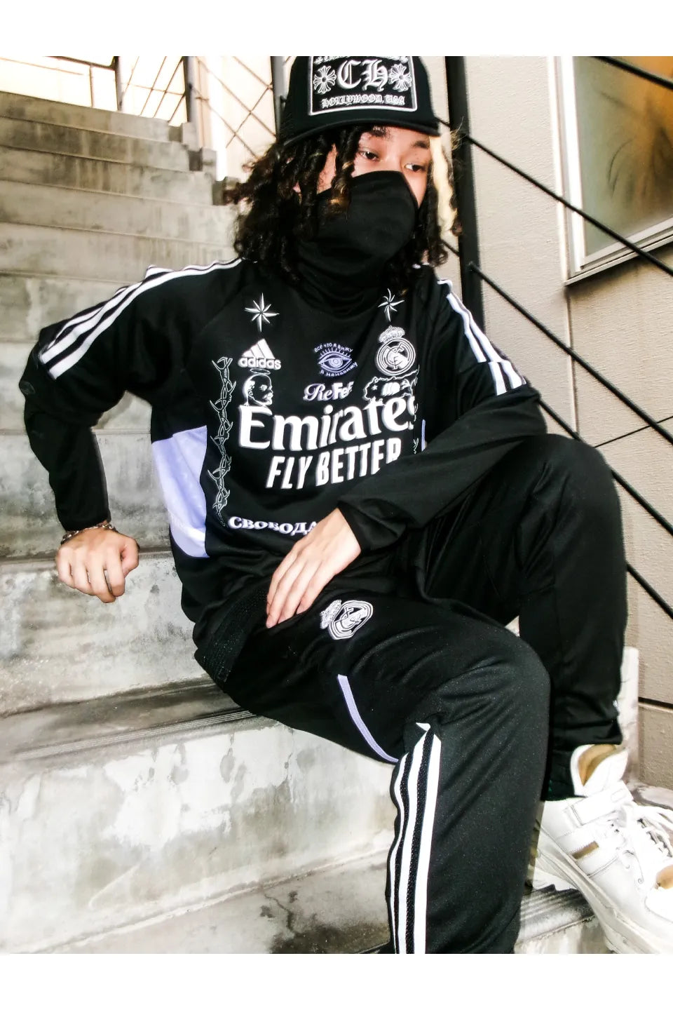 Refeex Russian Criminal Tattoos Long Sleeve Dark Jersey Pants