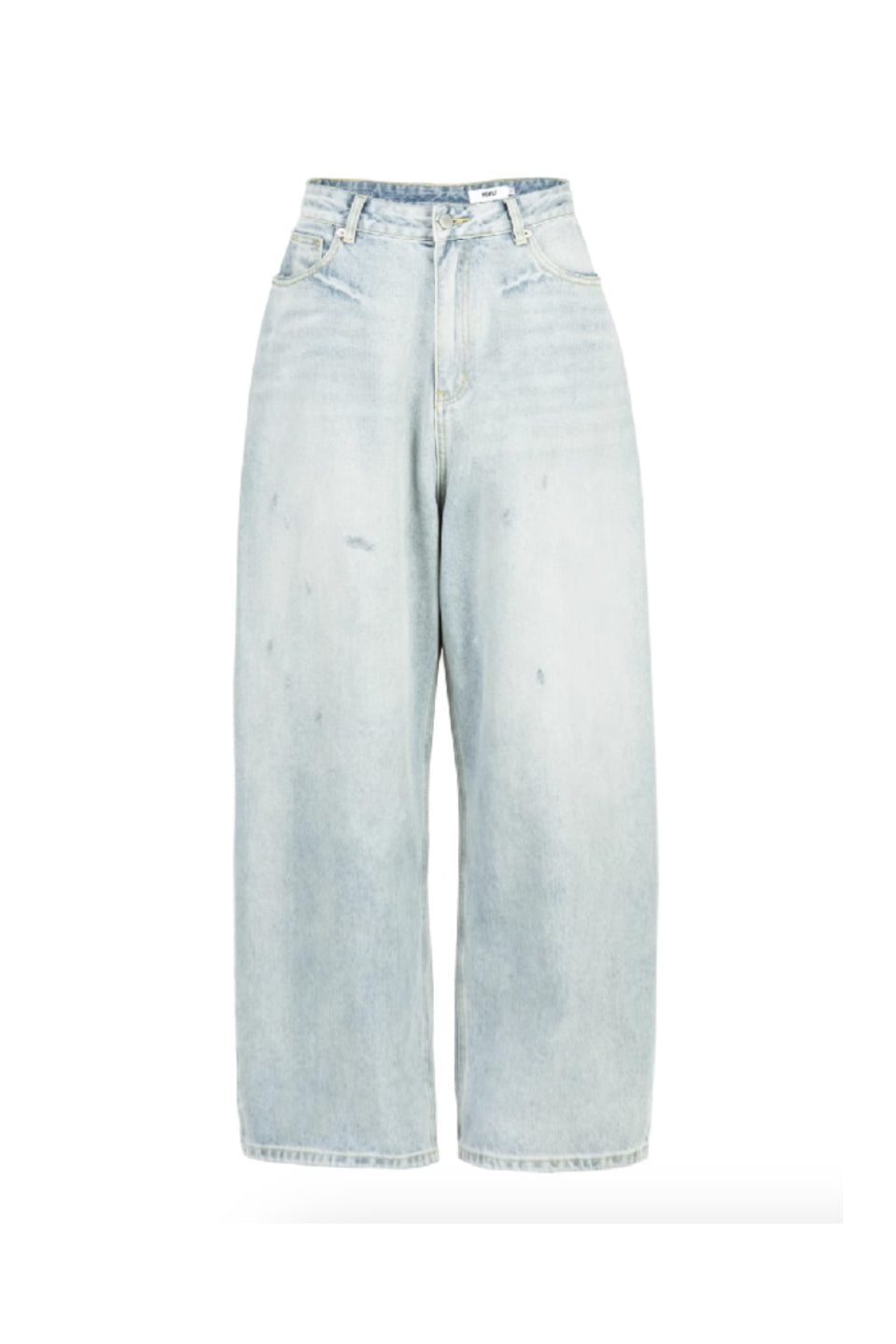 Retro Street Distressed Loose Denim