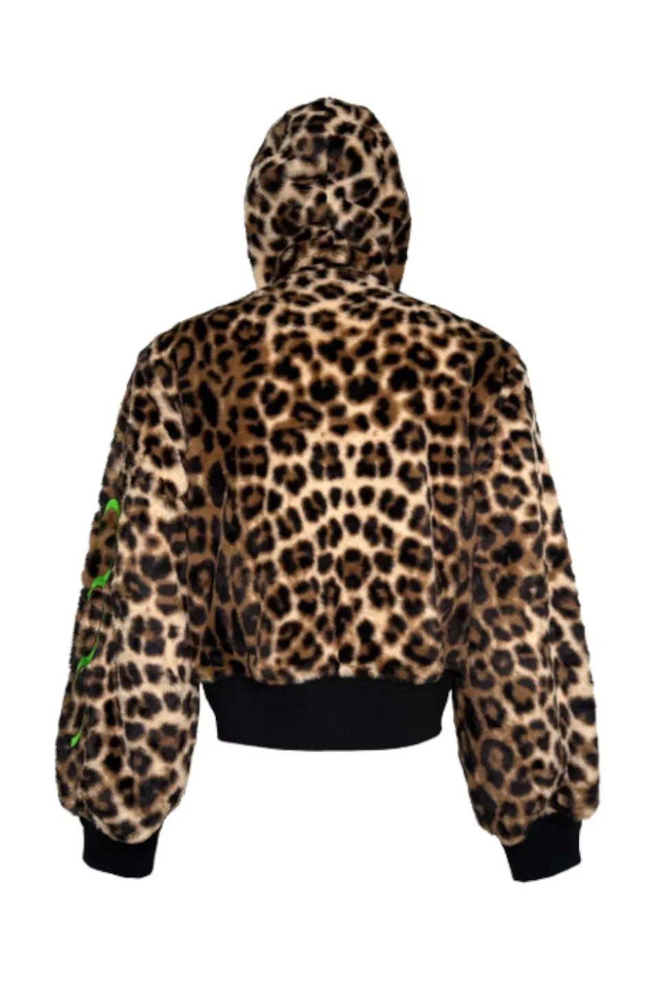 Reversible Leopard Hoodie Jacket