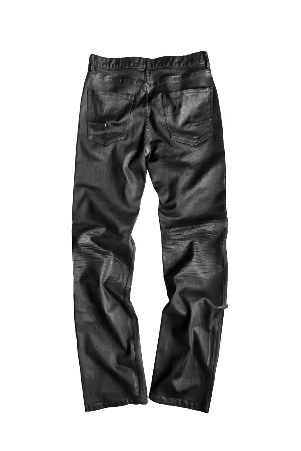 Rubber Coated 3D Whisker Jeans