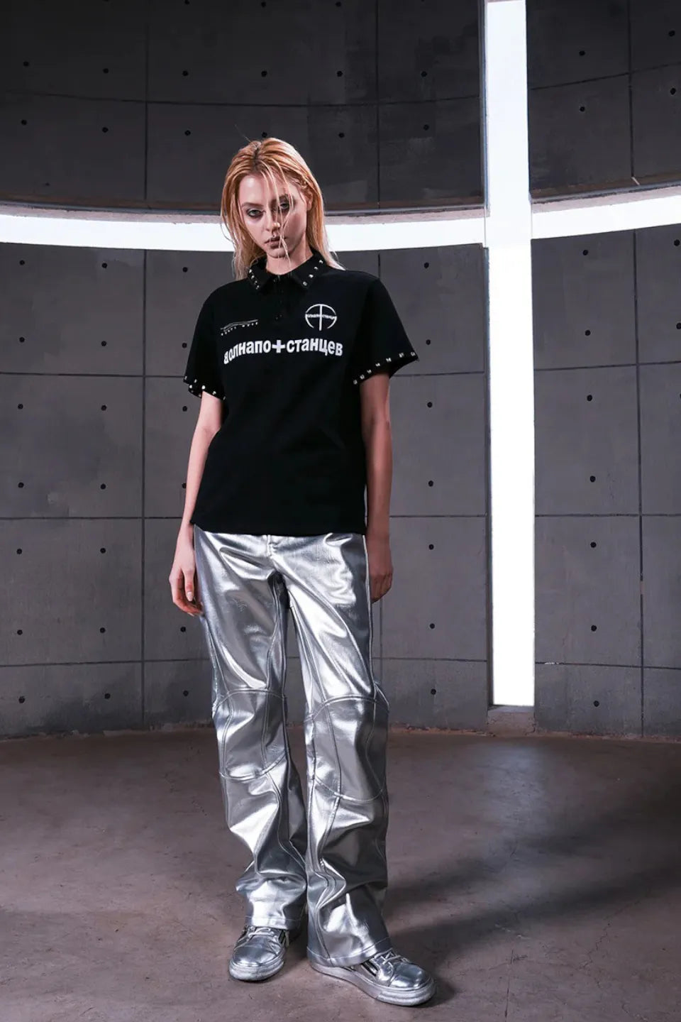 Russian Studded Polo Shirt
