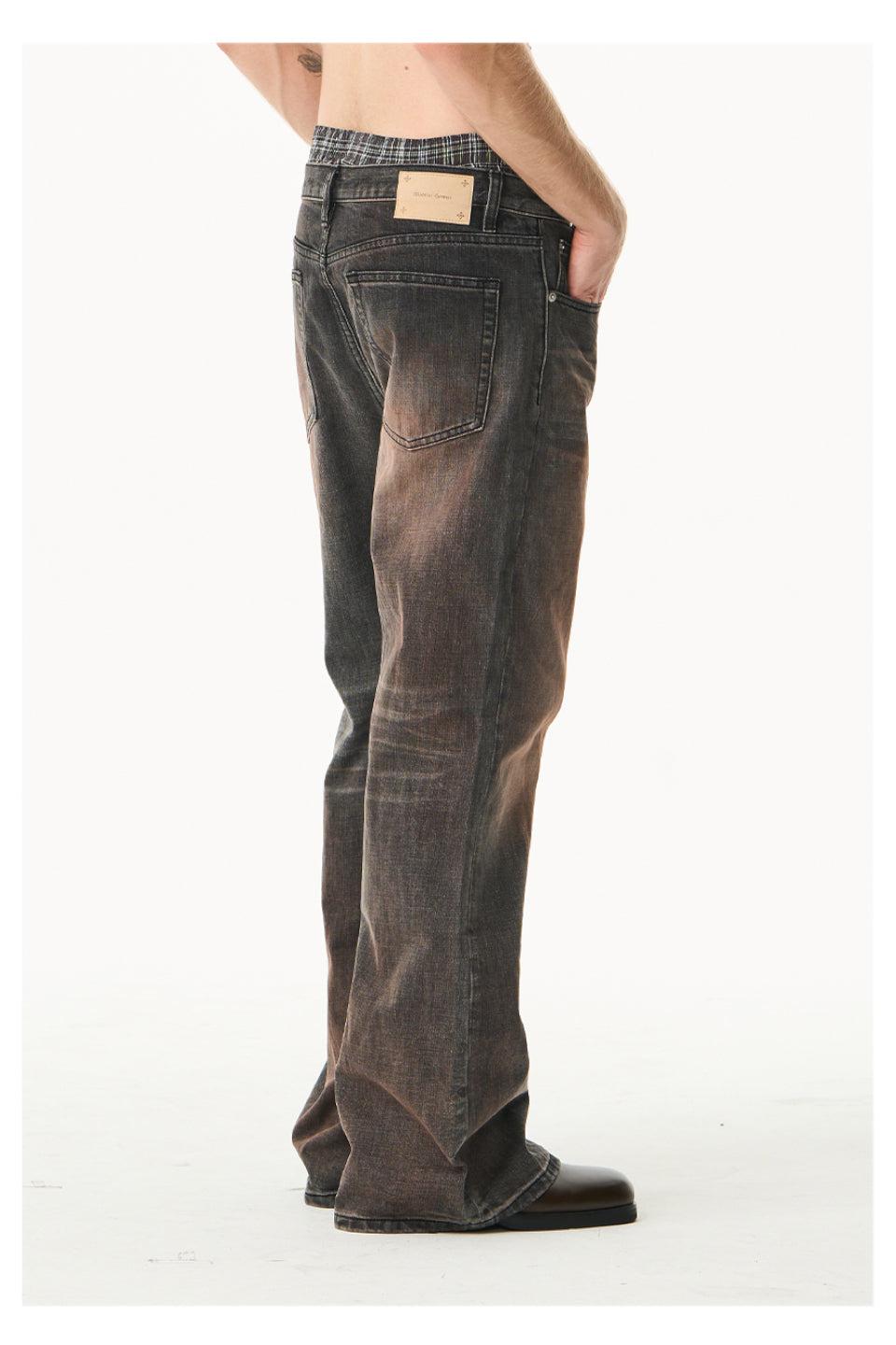 Rust Colored Bootscut Jeans