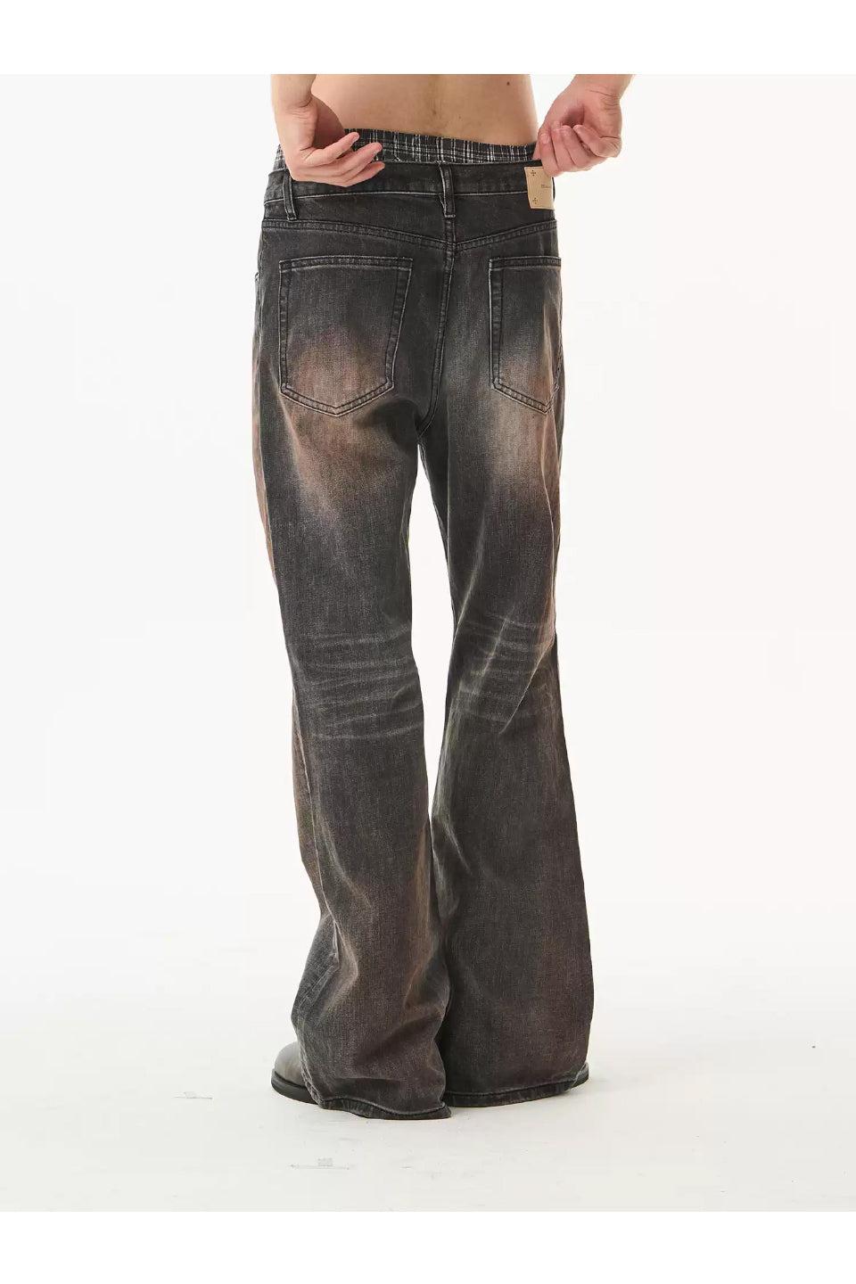 Rust Colored Bootscut Jeans