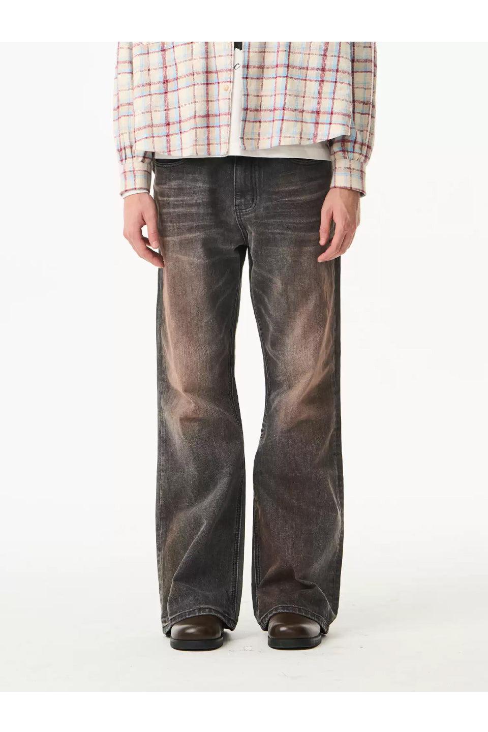 Rust Colored Bootscut Jeans