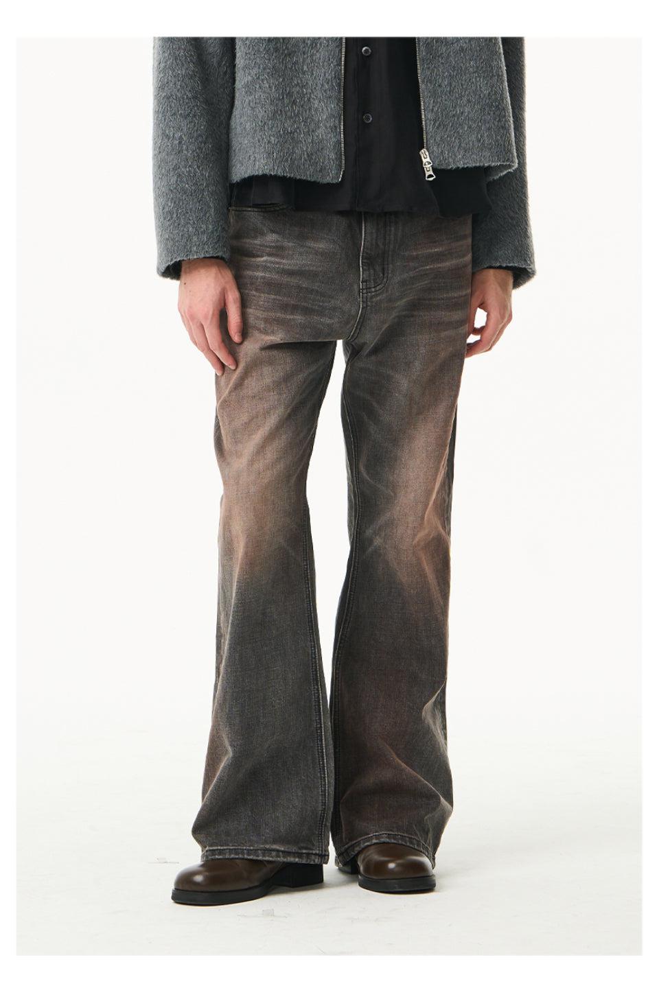 Rust Colored Bootscut Jeans