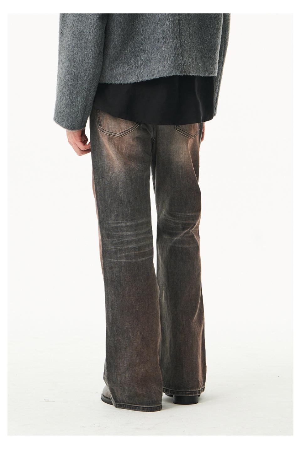 Rust Colored Bootscut Jeans