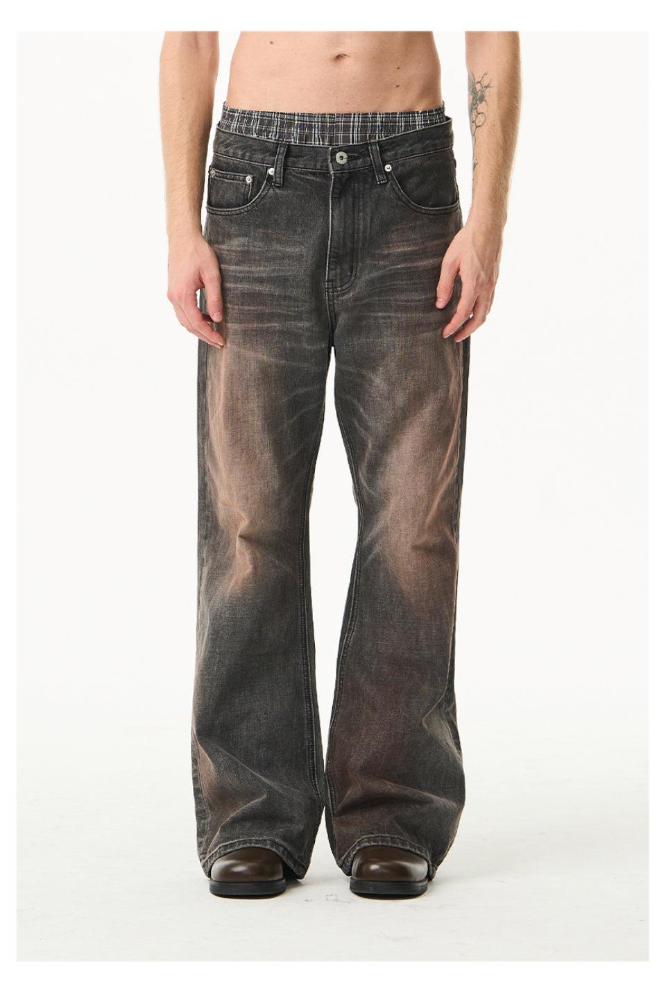 Rust Colored Bootscut Jeans