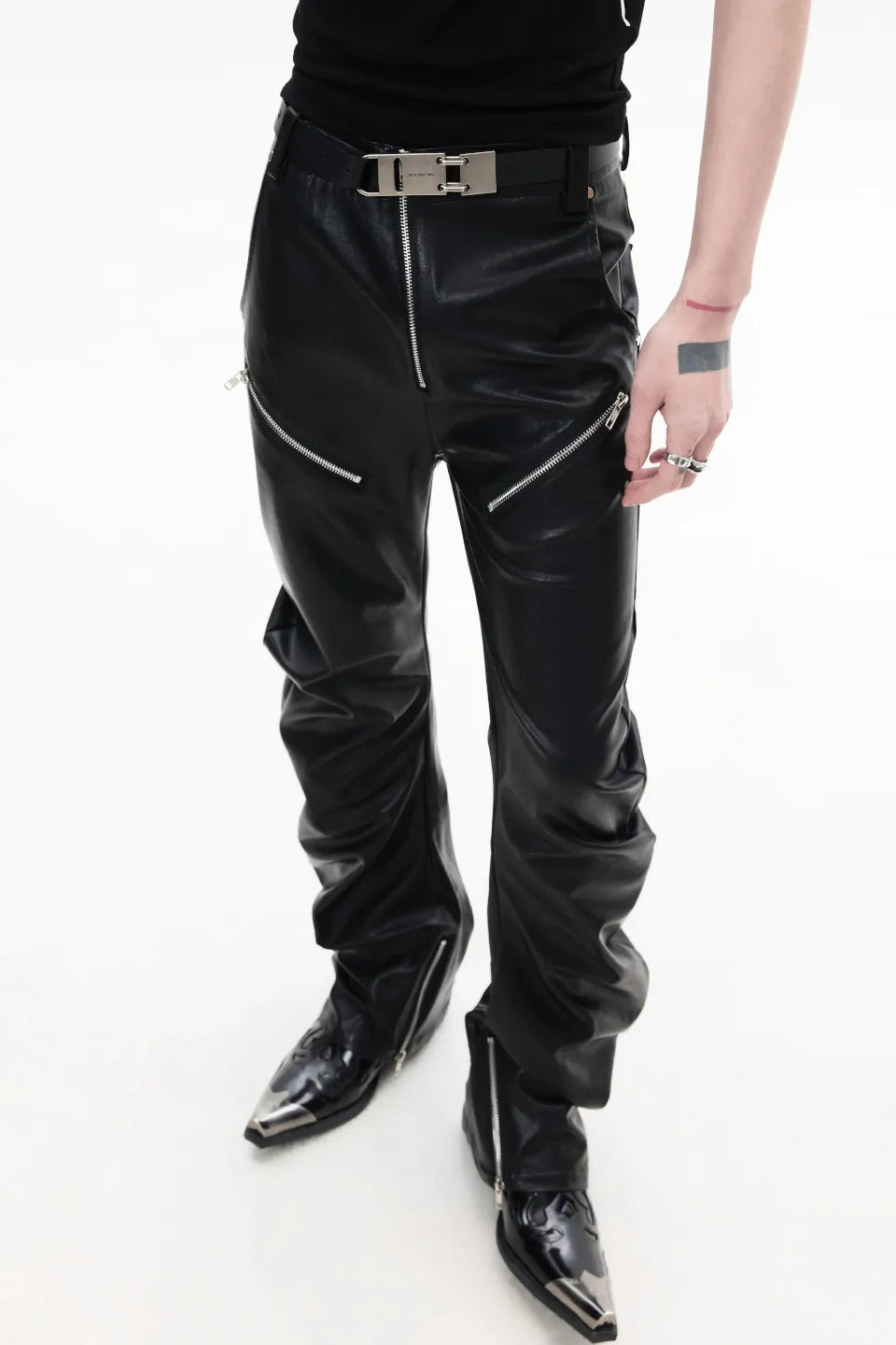 Scimitar Zip Skinny Pants