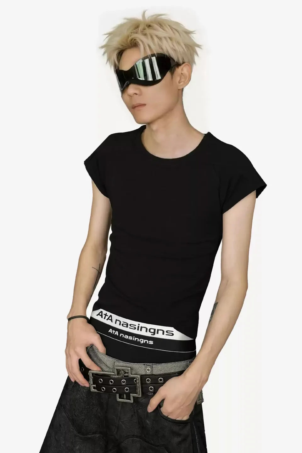 Segmented Panel No Logo T-shirt