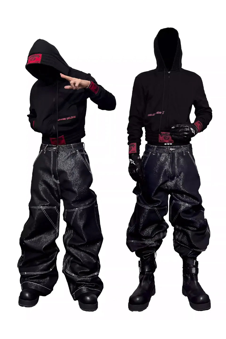 Silver Thread Opium Lumberjack Jeans