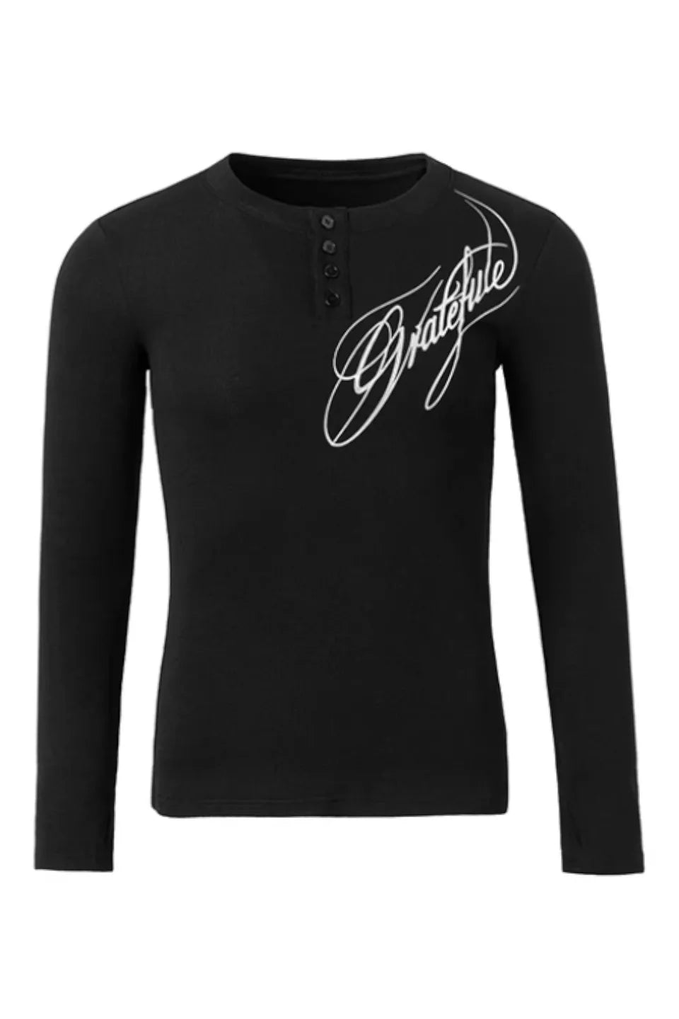 Silver Henley Tee