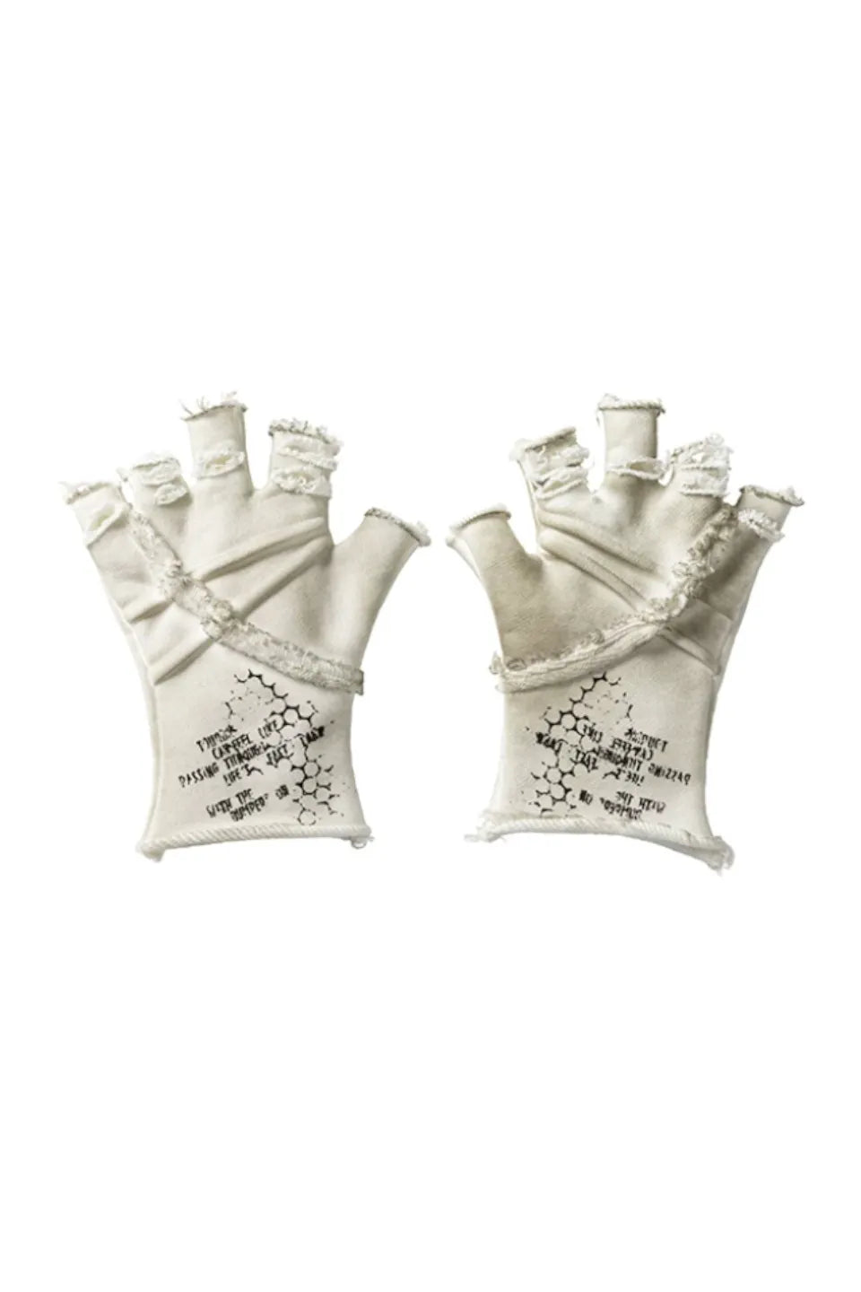 Slash Wash Fingerless Gloves