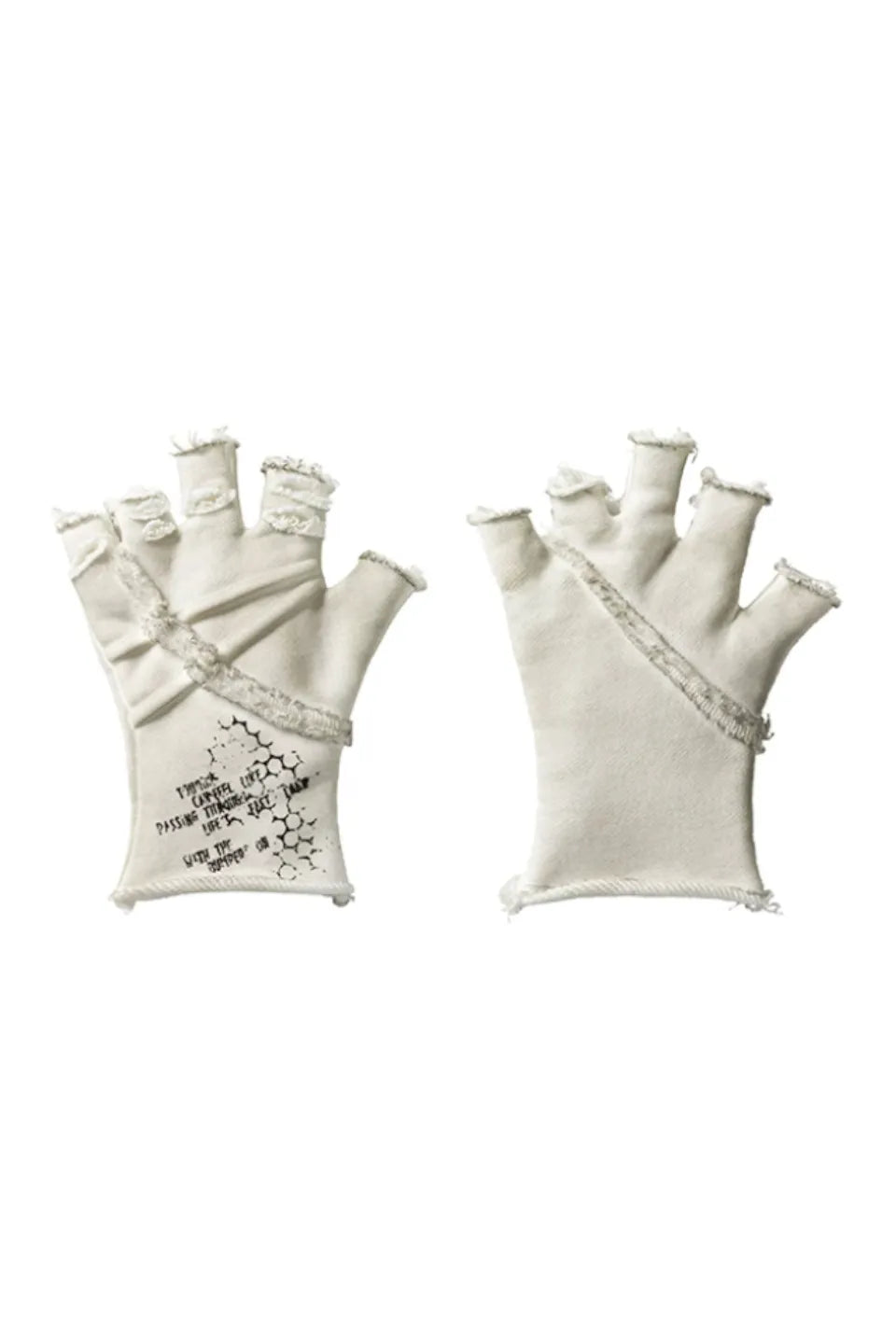 Slash Wash Fingerless Gloves