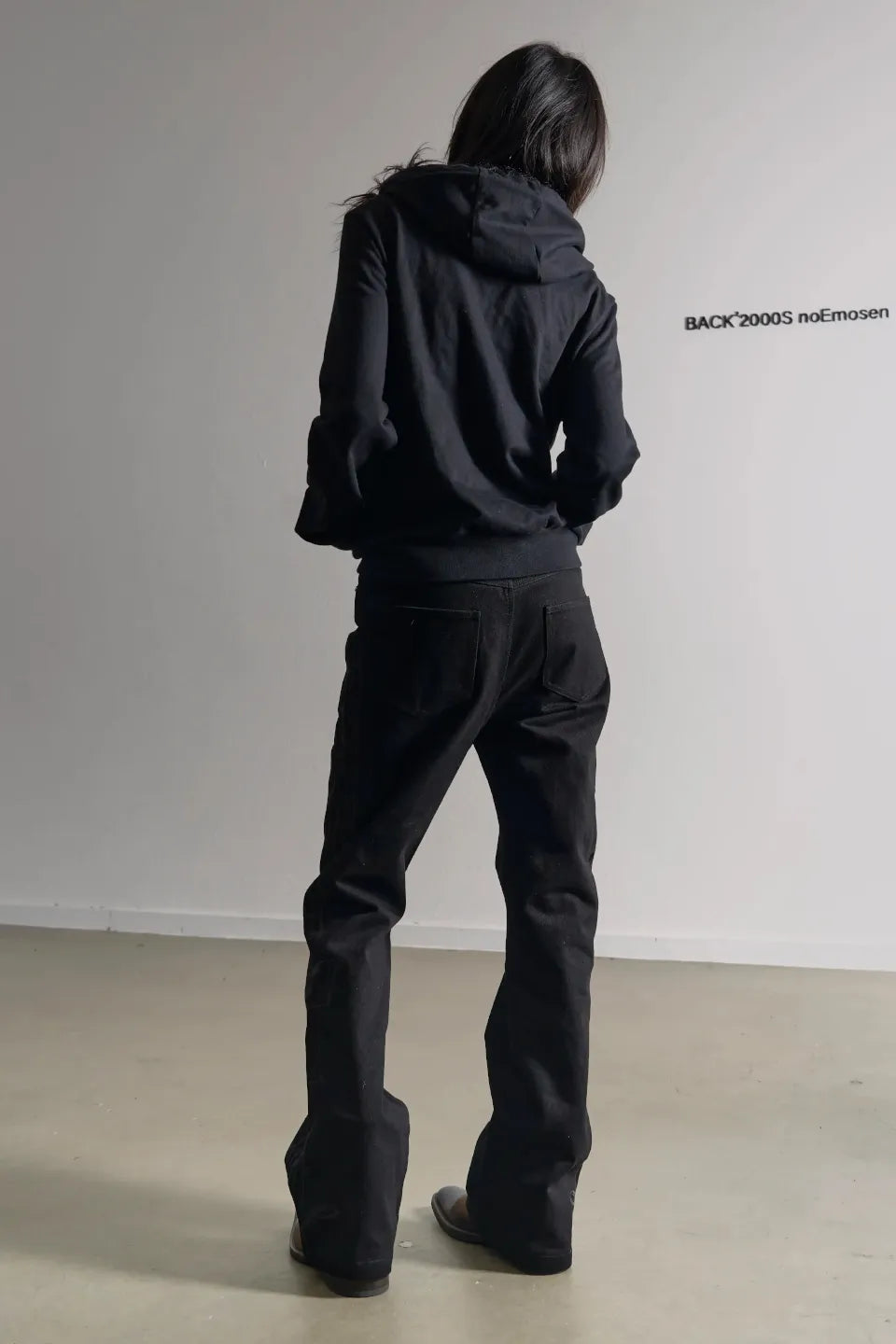 Slightly Flared Musical Notes Jeans