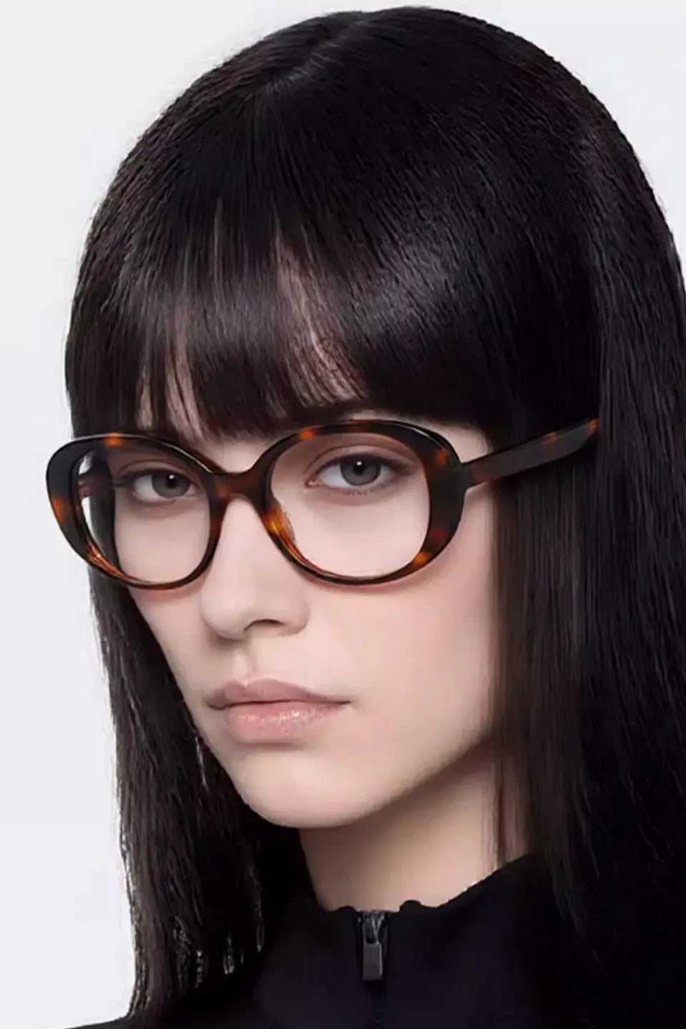 Slim Nerd Oval Glasses