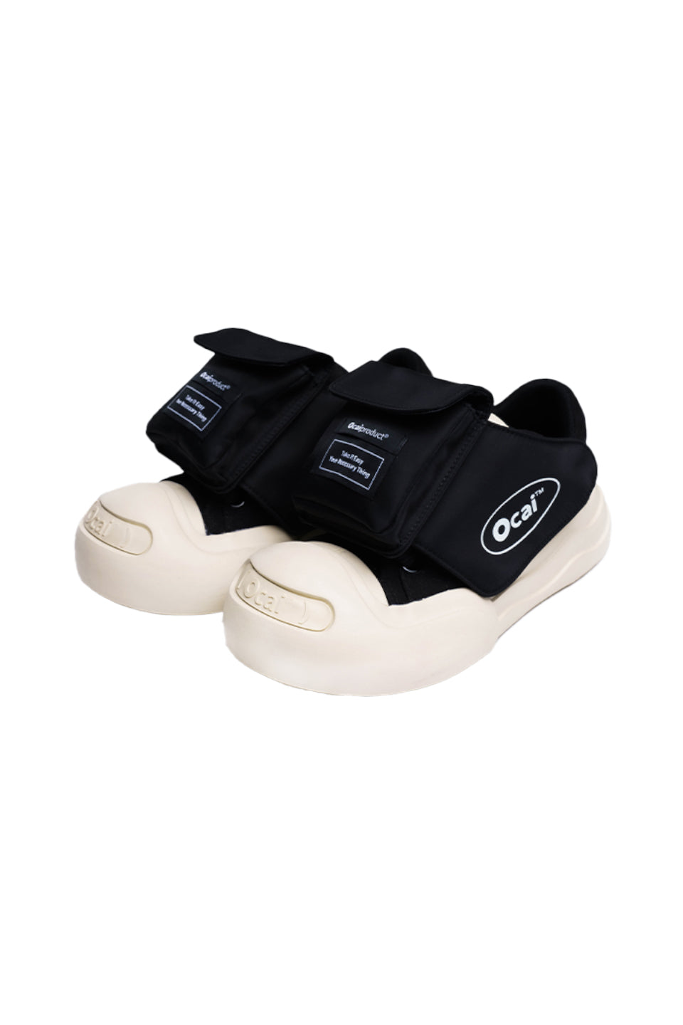Smile Canvas Bag Shoe Clips