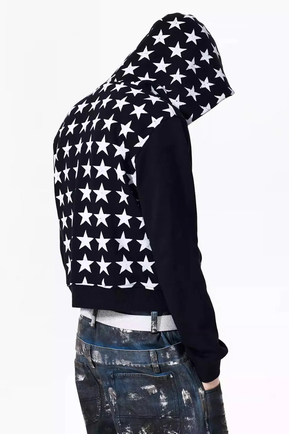 FOURTH3EX | Star Print Zip Up Hoodie スタープリント フーディー