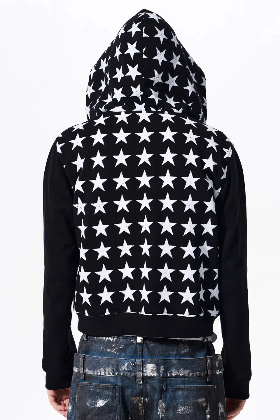 FOURTH3EX | Star Print Zip Up Hoodie スタープリント フーディー