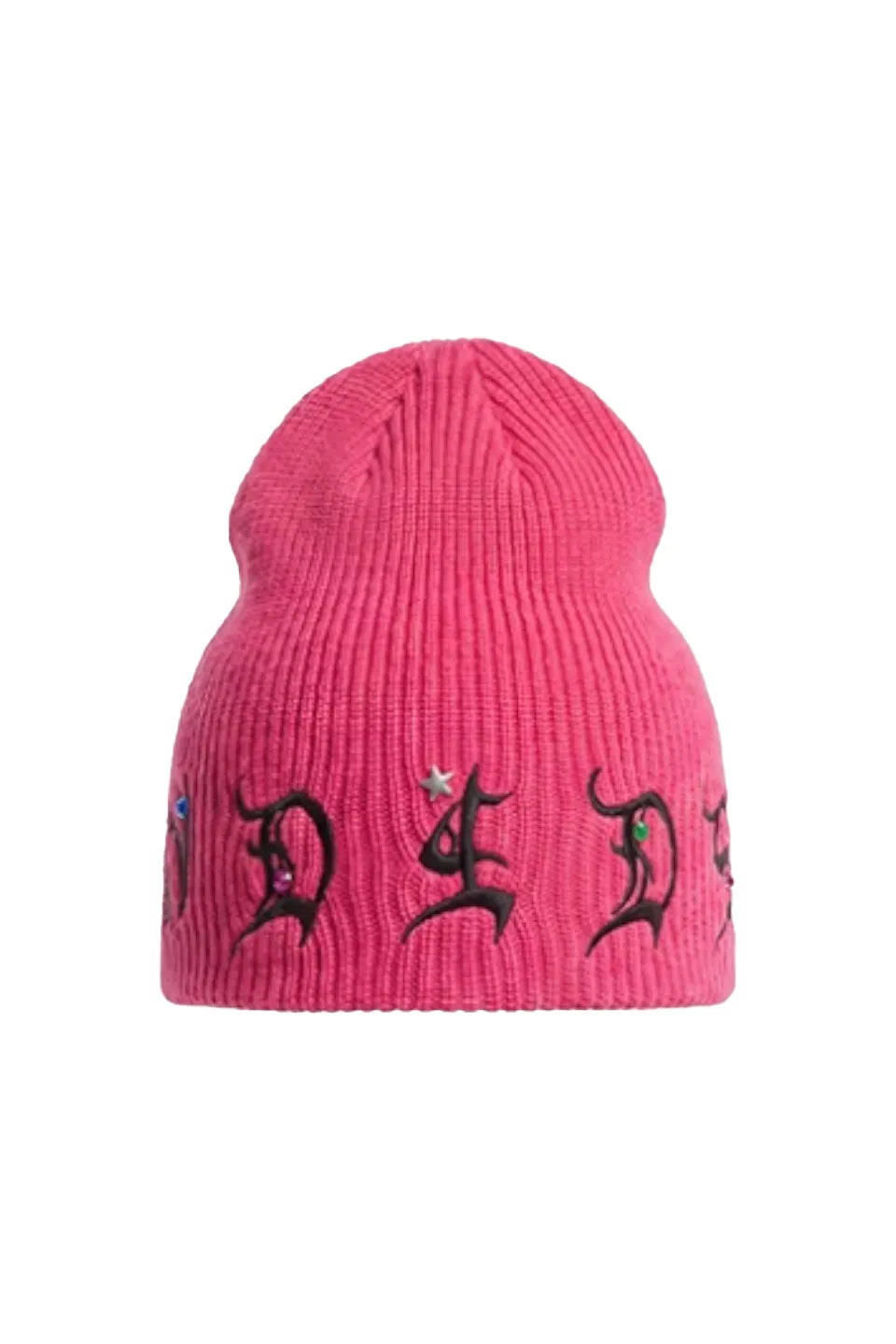 Star Nail Studded Gothic Logo Beanie