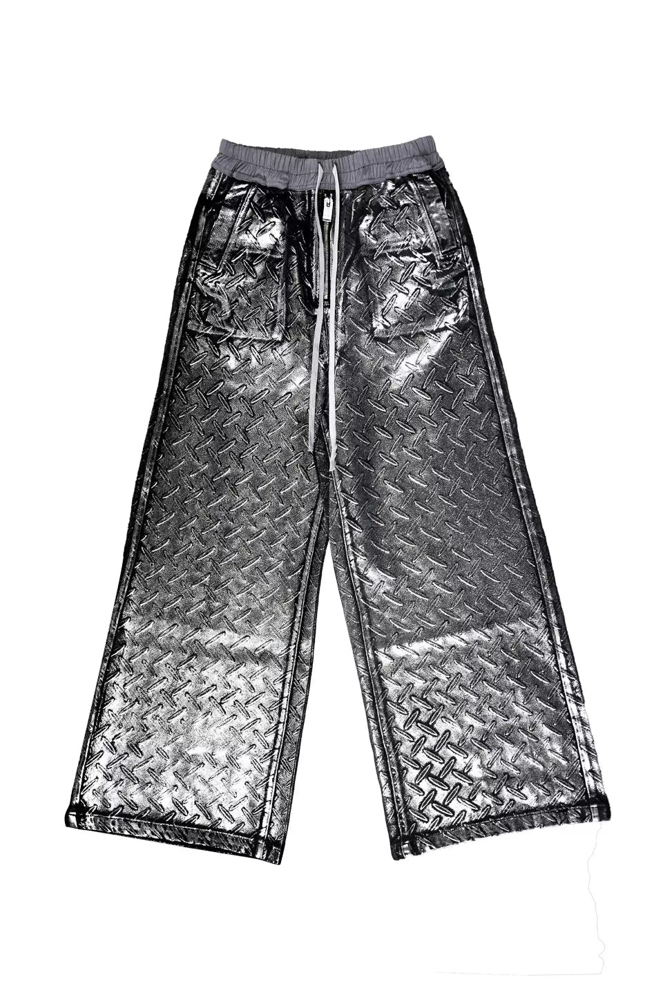 Steel Plate Embossed Cargo Pants