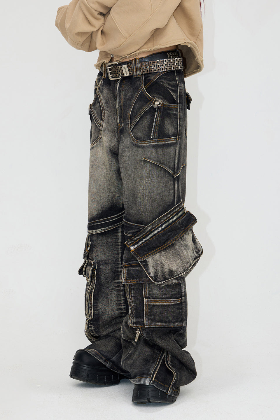 PEOPLESTYLE Dirty Jeans カーゴパンツジーンズ PEOPLESENSE ピープルセンス｜PEOPLESTYLE ピープルスタイル