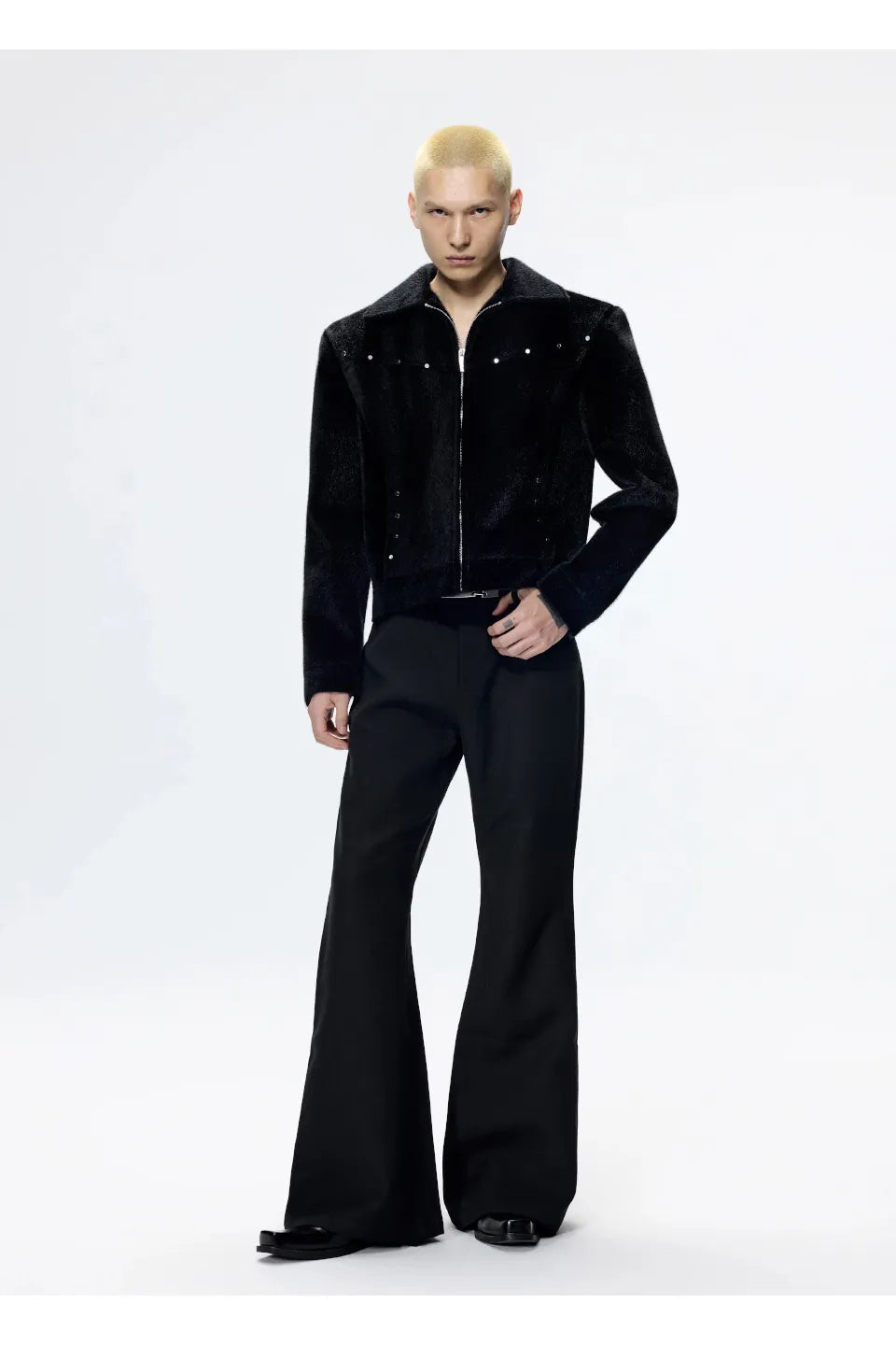 Studded Horsehair Jacket