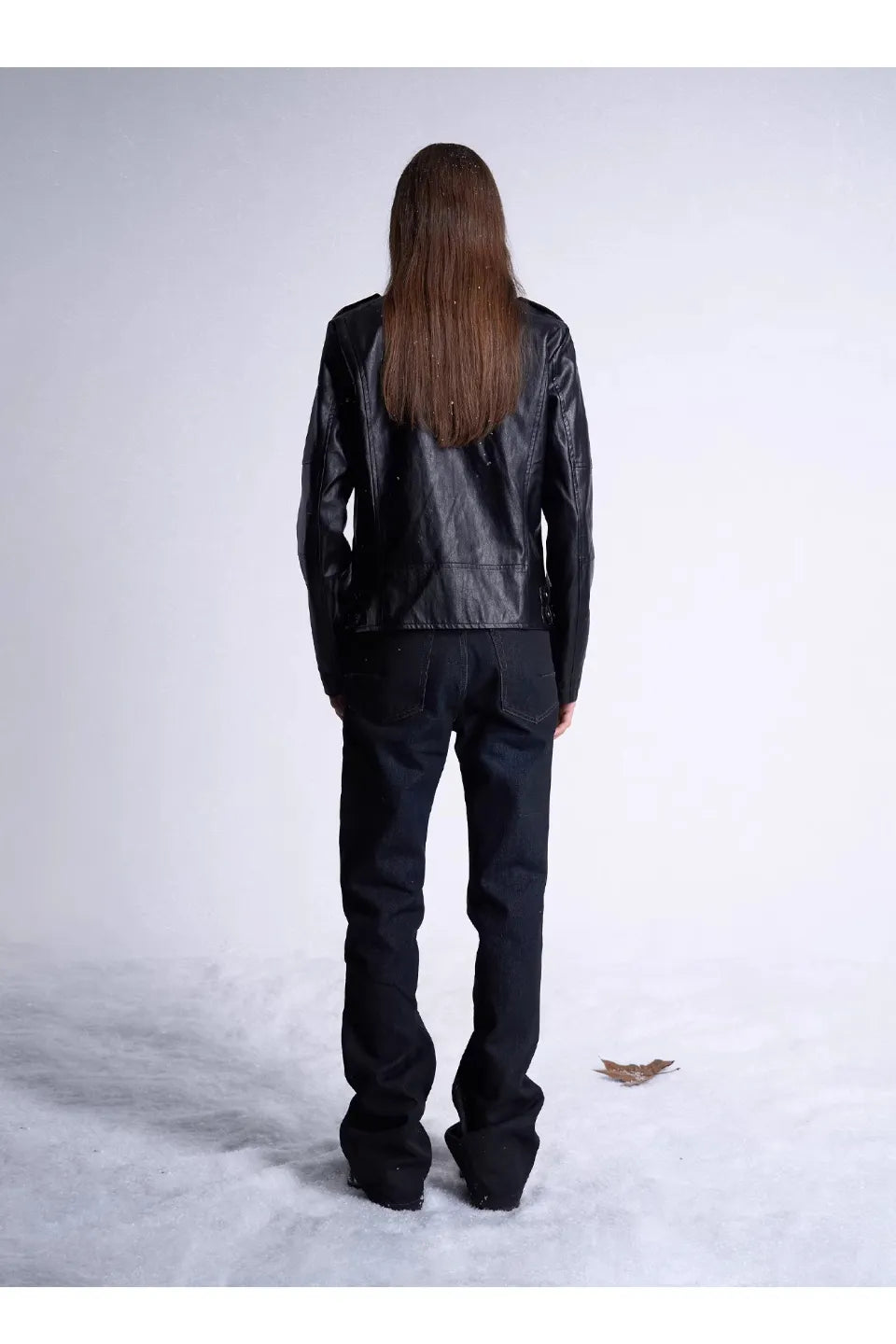 Studded Motorcycle Leather Jacket