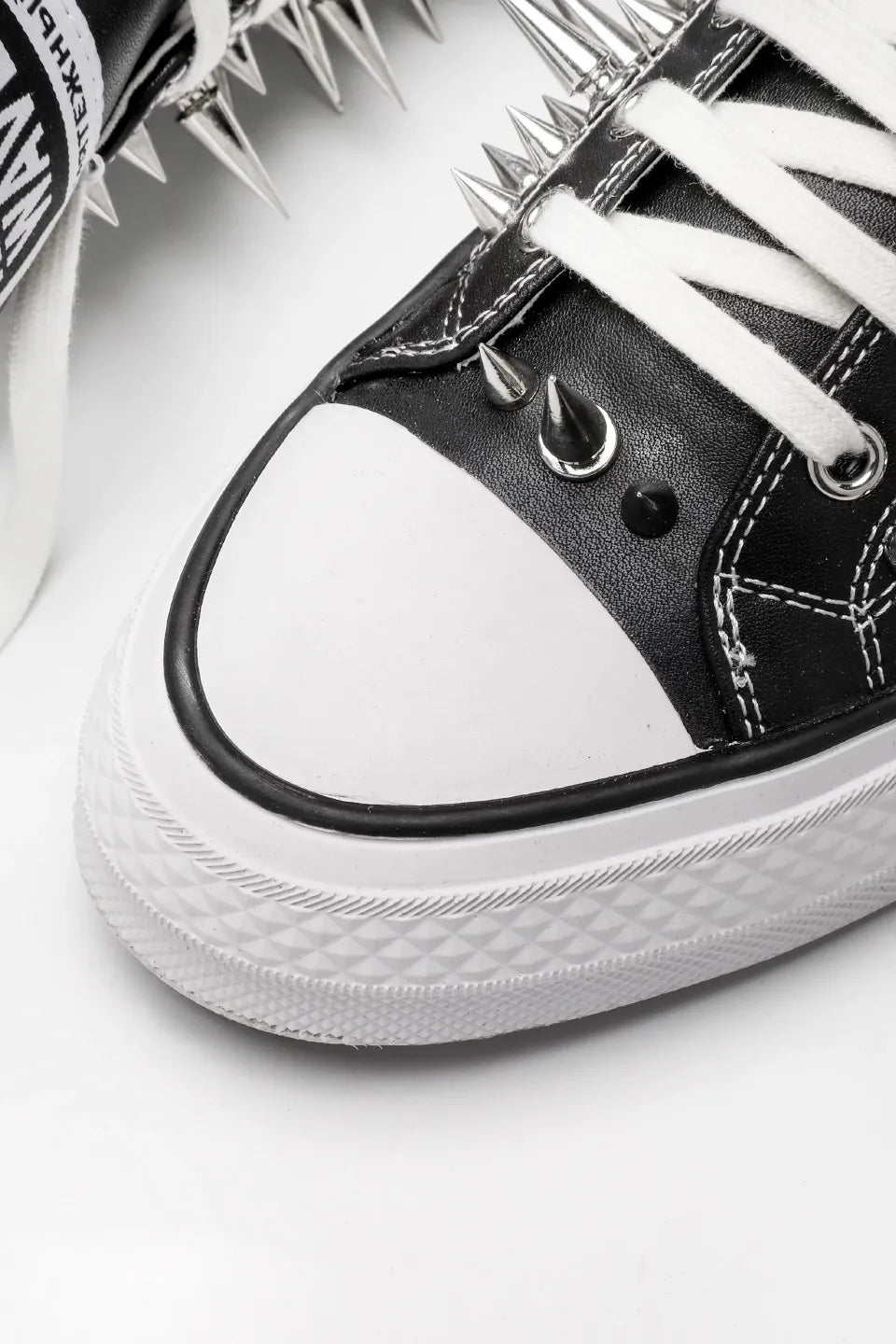 Studded Canvas Low Top Skate Shoes