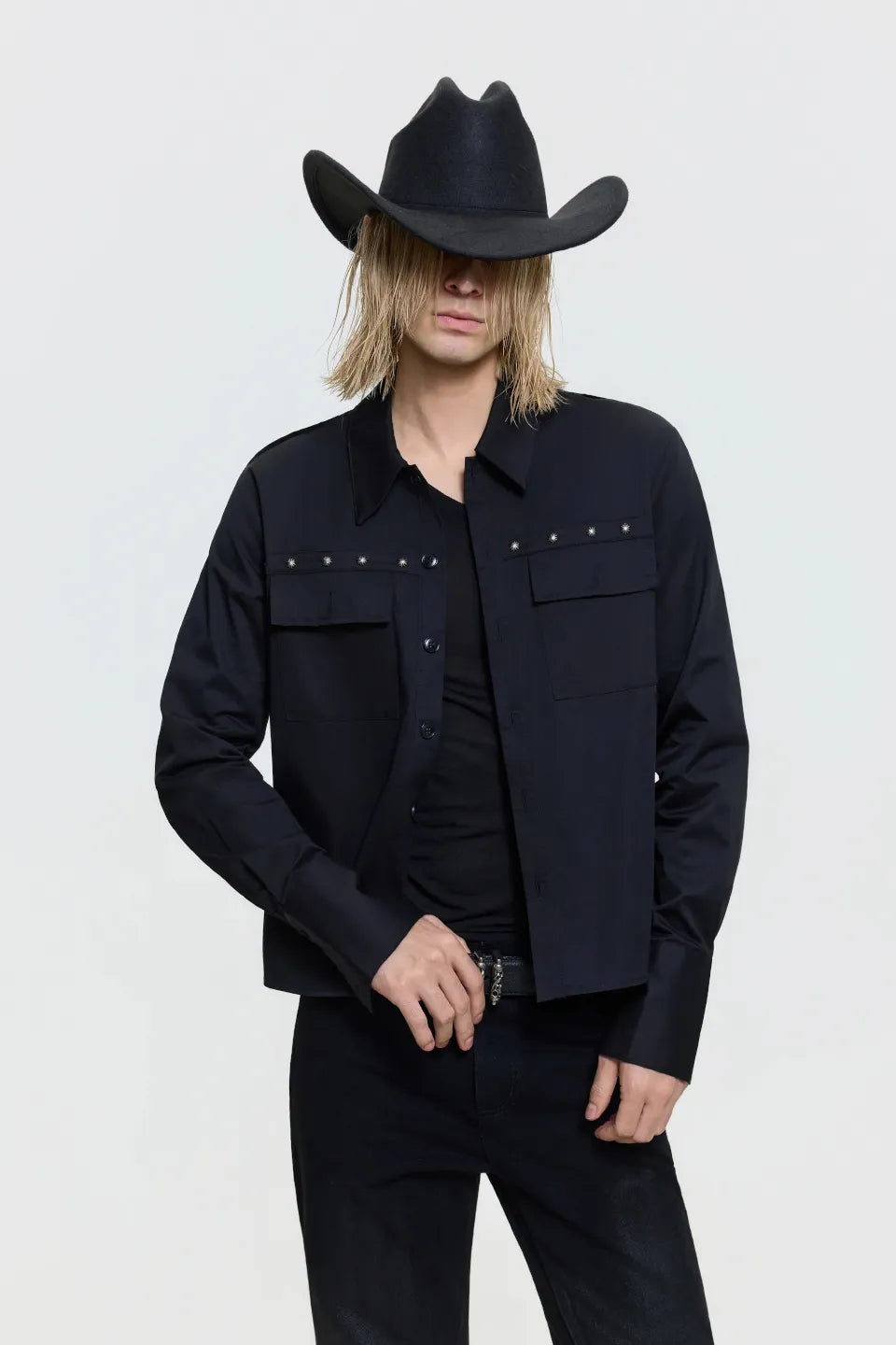 Studded Western Shirt