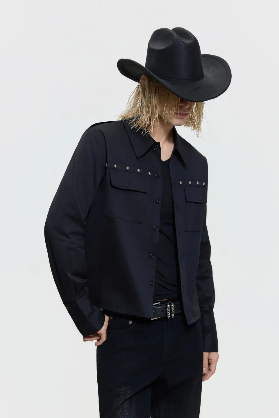 Studded Western Shirt
