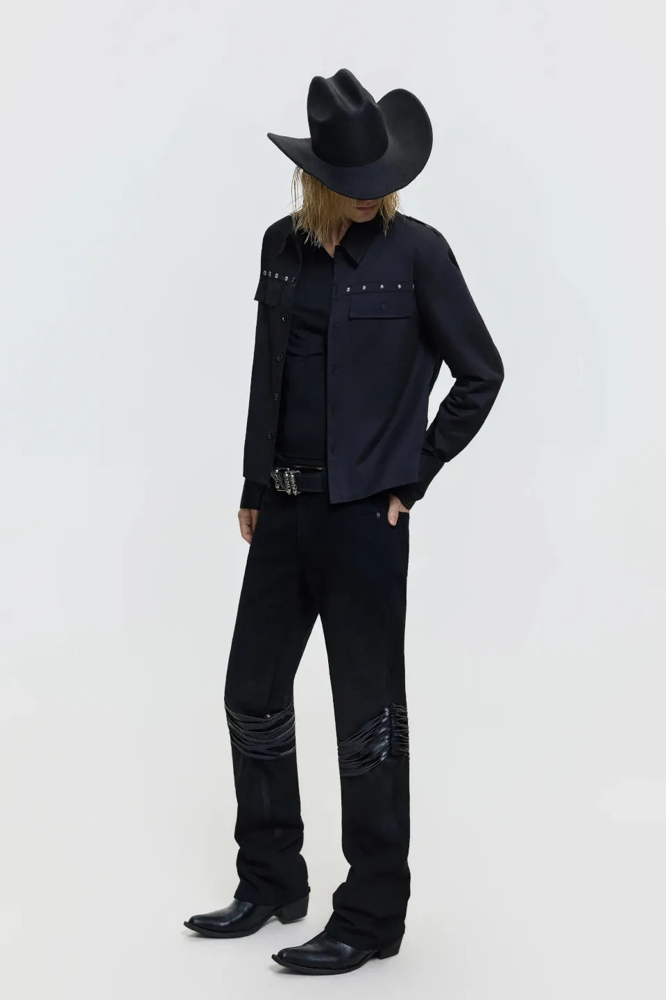 Studded Western Shirt