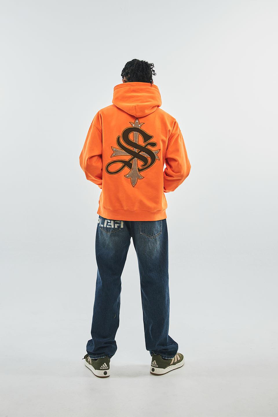 Studs Cross Hoodie