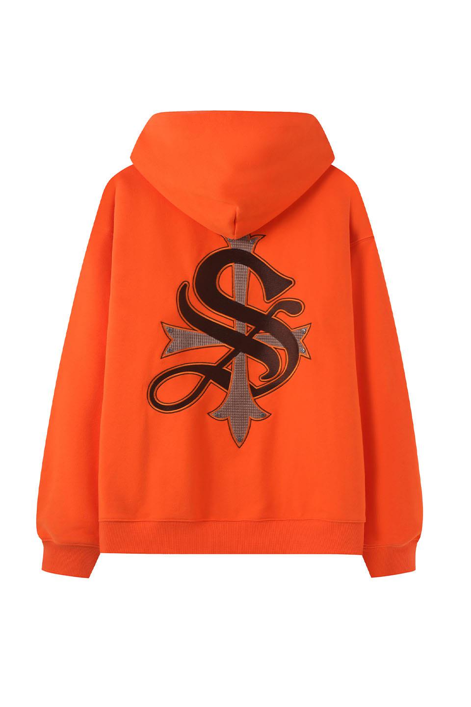 Studs Cross Hoodie